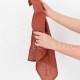 Soft linen kitchen towel 35x50 BROWN-RED